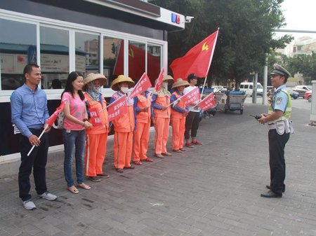 2017年10月24日，站交通崗